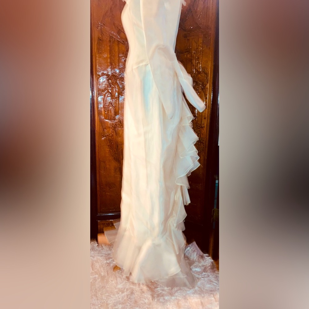 Vintage Oscar de la Renta 💯 silk wedding dress - Picture 3 of 16
